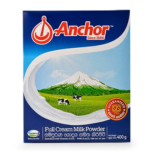 Anchor Full Cream Milk Powder - 400.00 g